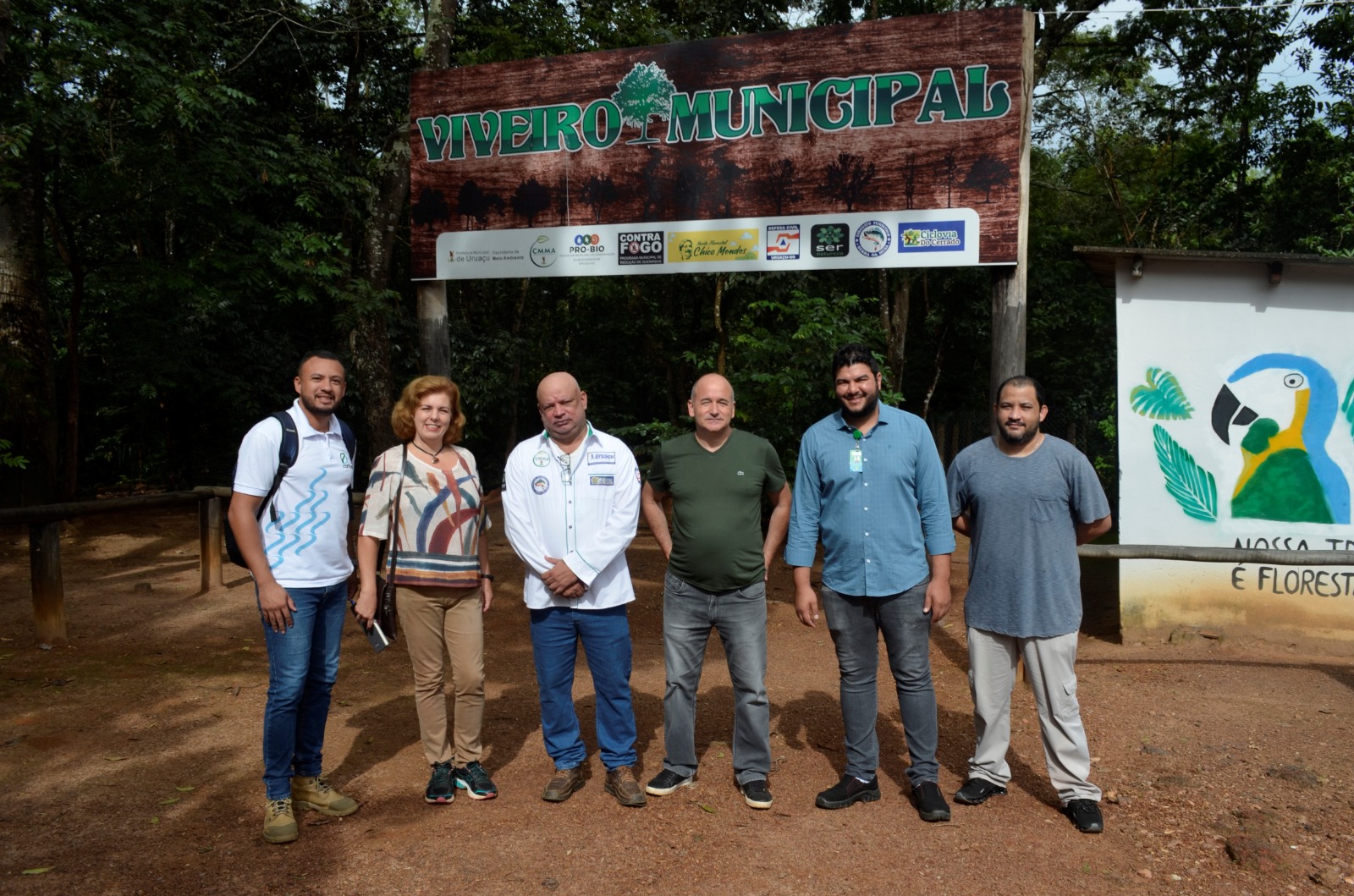 HCN, Secretária Municipal de Meio Ambiente e o Instituto Federal de Goiás de Uruaçu