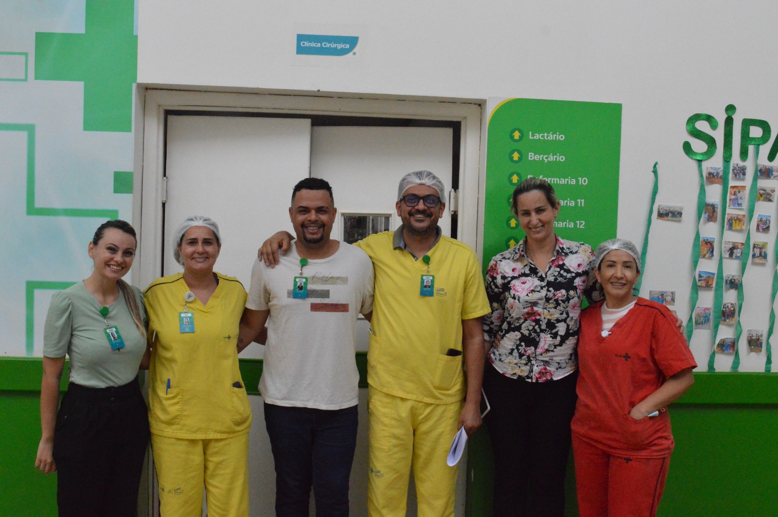 Membros da Comissão de Altas do HEF