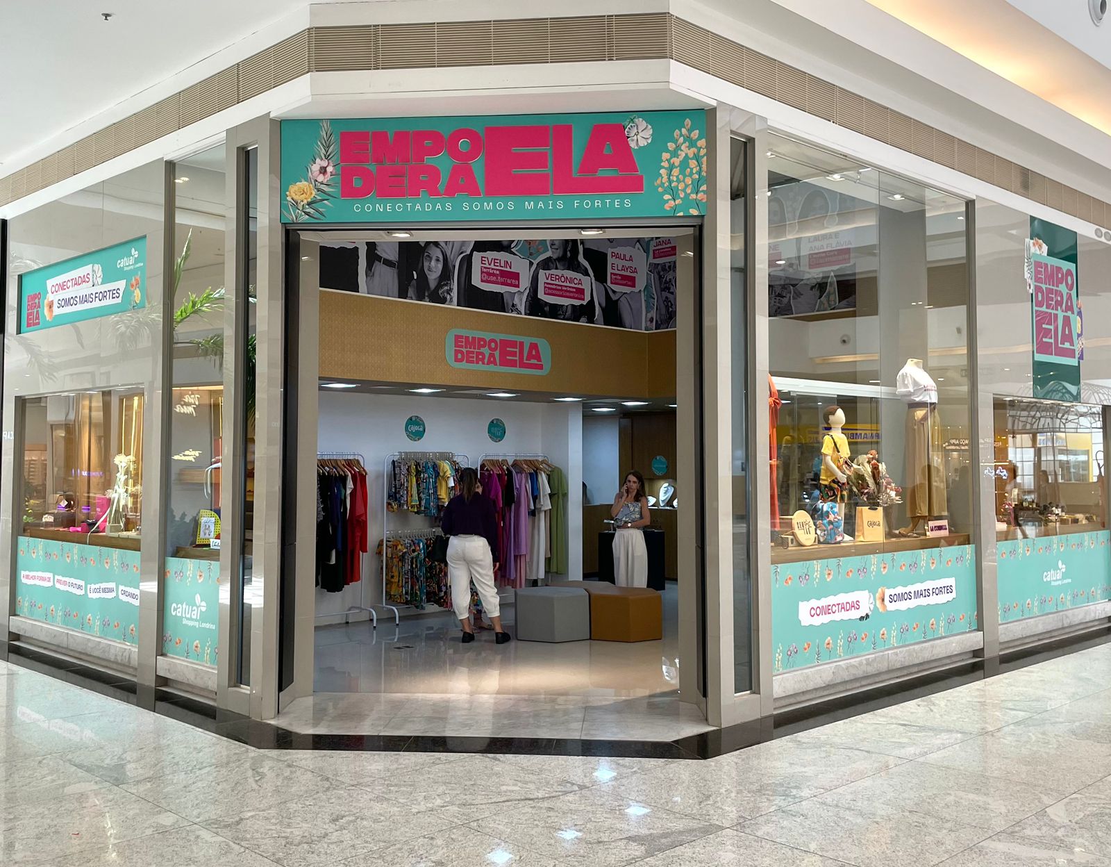 Loja colaborativa funciona até o dia 10 de março no Catuaí Shopping