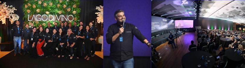 O diretor da Abitte Urbanismo, Francisco Colnaghi Neto, fala com a plateia de 300 profissionais do setor imobiliário