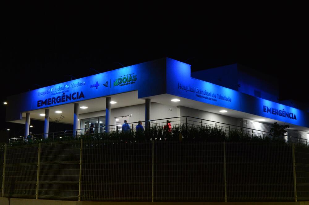 _Fachada no Hospital Estadual de Trindade