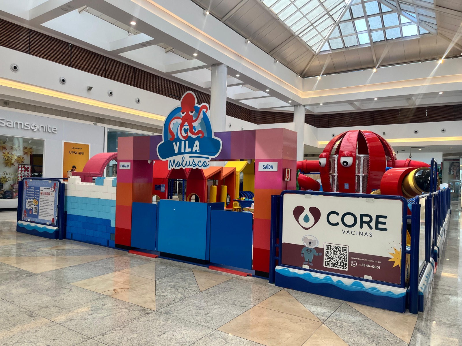 Parque Vila Molusco é atração de férias do Catuaí Londrina