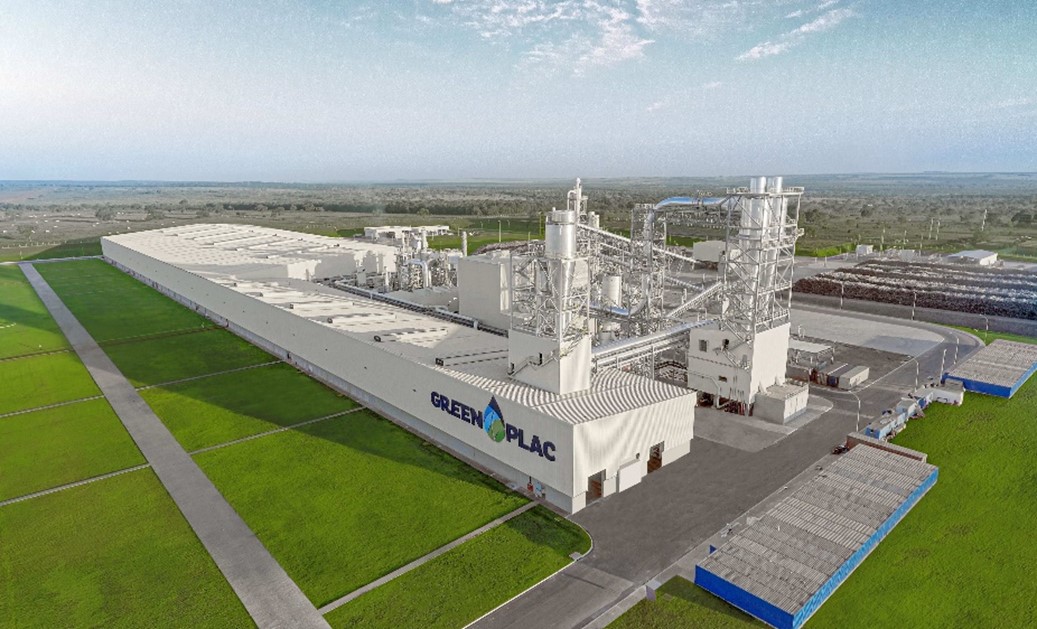 Planta da GreenPlac, na cidade de Água Clara, 18 mil hectares de eucaliptos e movimentação de todo mercado sócio-econômico e comercial na região.